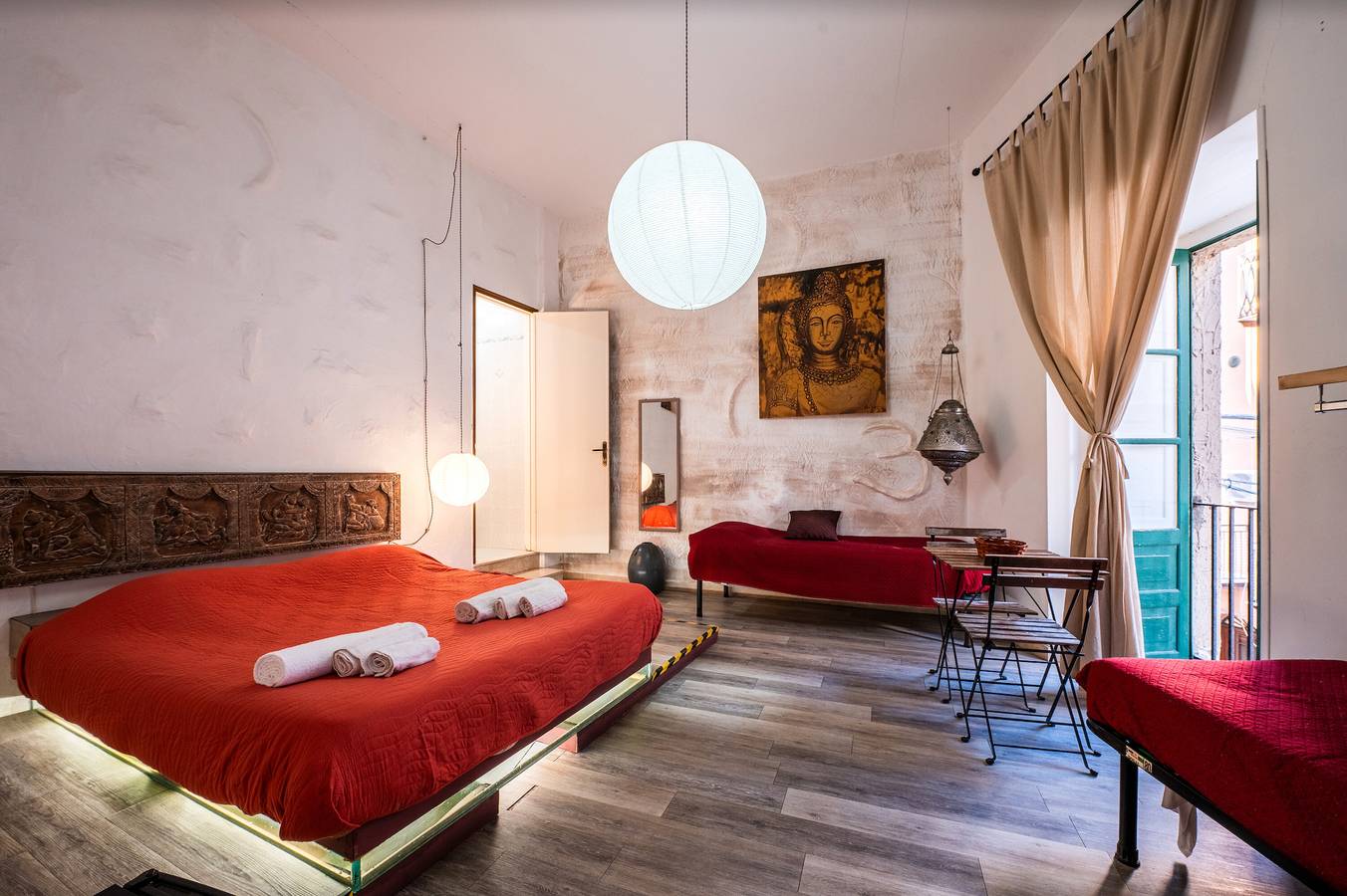 Camera "Economy Suite" con terrazza condivisa, Wi-Fi e aria condizionata in Cefalù, Cefalù (Comune)