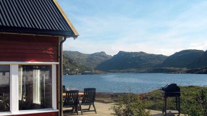 Ferienhaus für 6 Personen, mit Terrasse und Ausblick auf den Lofoten