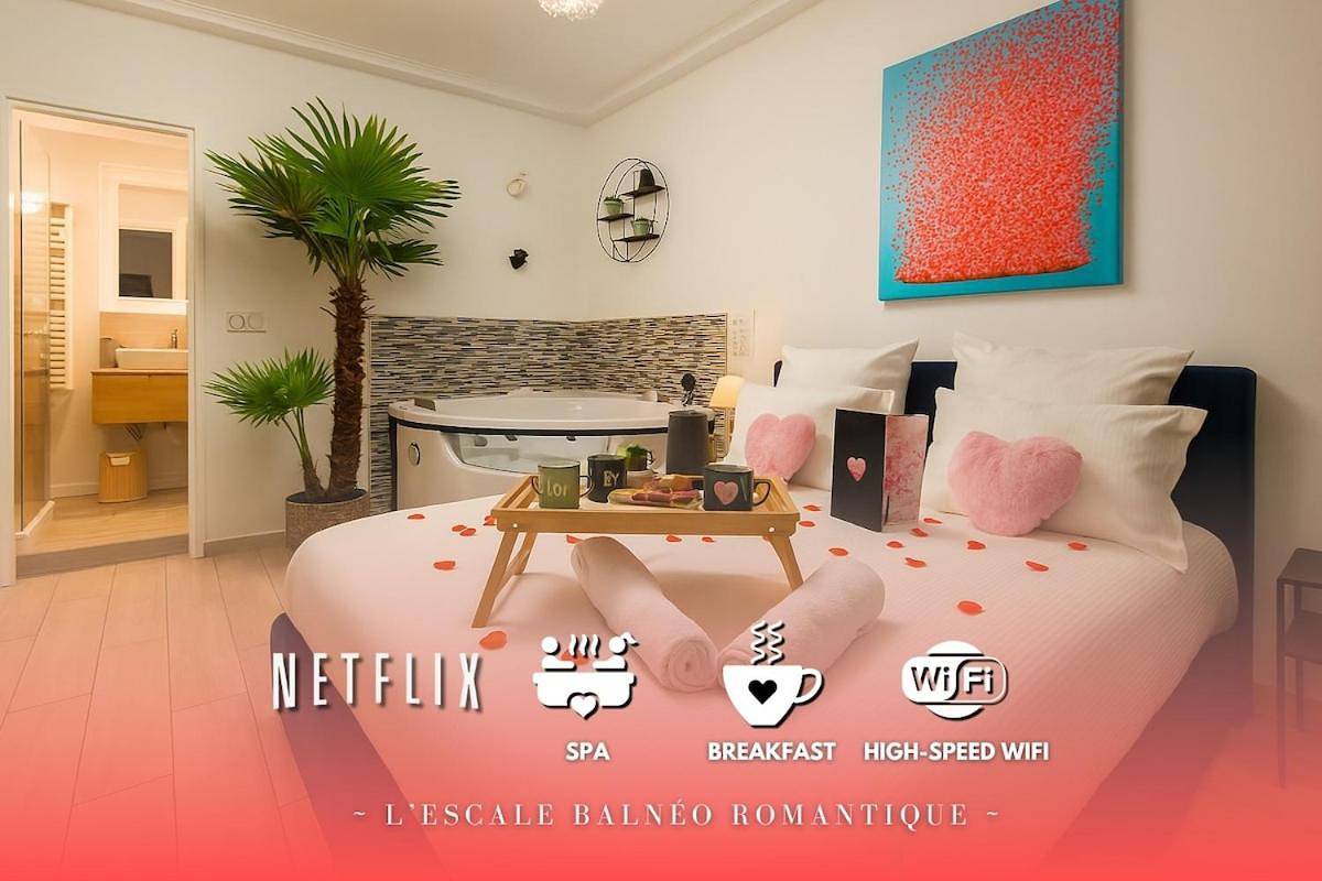 L'Escale Balnéo'Romantique - Loveroom - Jacuzzi & Petit déjeuner in Villiers-sur-Marne, Val-de-Marne
