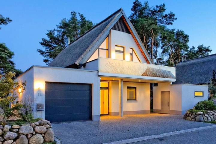 Ferienhaus am strand für 8 Personen, mit Balkon und Terrasse sowie Garten und Sauna auf Usedom