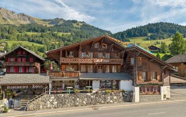 Hôtel pour 2 personnes, avec terrasse et vue dans Les Diablerets