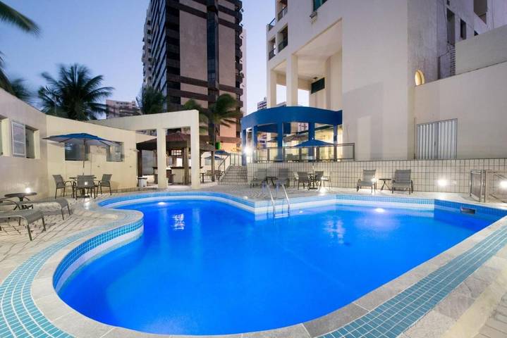 Pousadas para 5 pessoas, com terraço e piscina e ainda vista em Jaboatão dos Guararapes