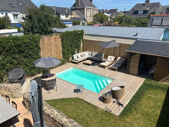 Villa pour 7 personnes, avec jardin et piscine à Saint-Malo