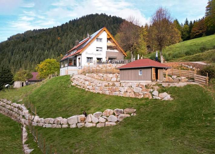 Ferienwohnung für 3 Personen, mit Balkon und Terrasse sowie Ausblick in Oppenau