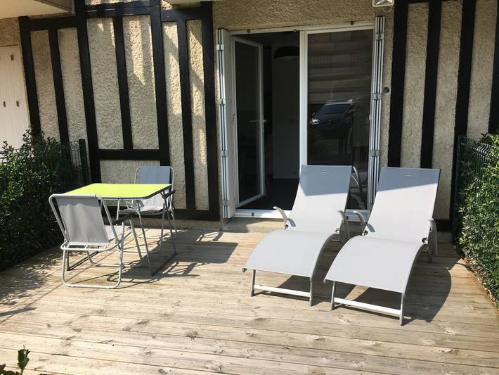 Studio für 3 Personen, mit Terrasse in der Normandie