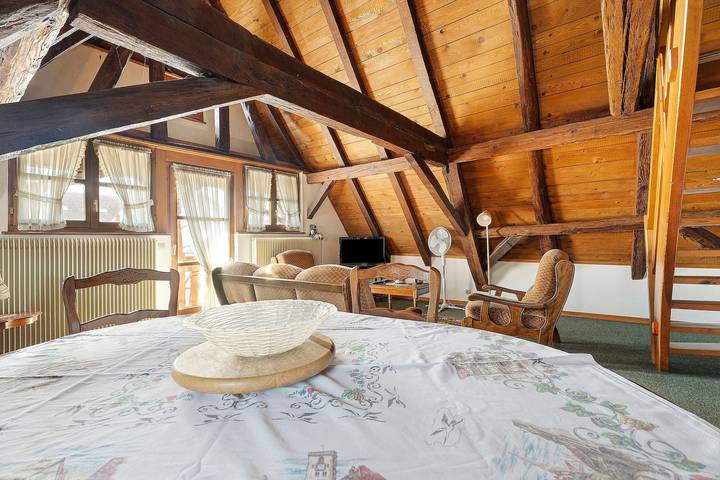 Cottage „Hanzel“ mit Gemeinschaftsterrasse, Garten und WLAN in CP de Minversheim, Bossendorf (Elsass)