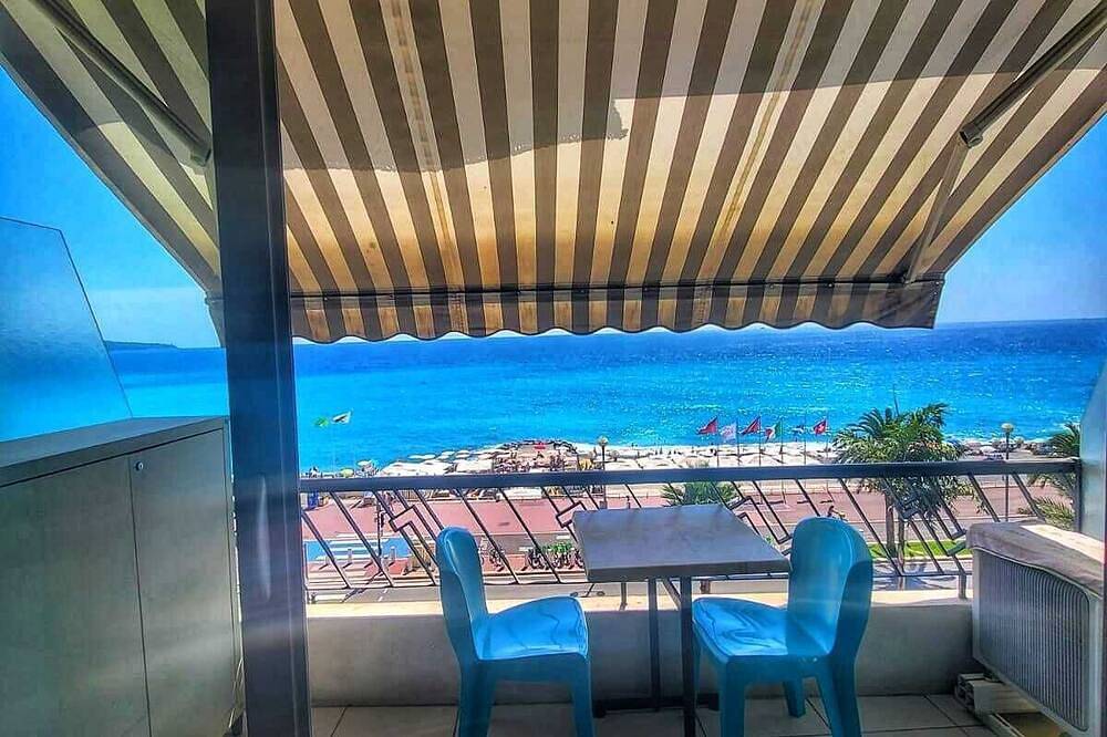 Hel leilighet, Studio Fin- Promenade Des Anglais i 4. Etasje for 2 til 4 Personer in Nice, Niceregionen