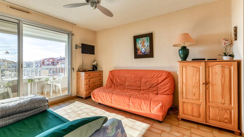 Studio für 6 Personen, mit Balkon in Cap d'Agde - 2