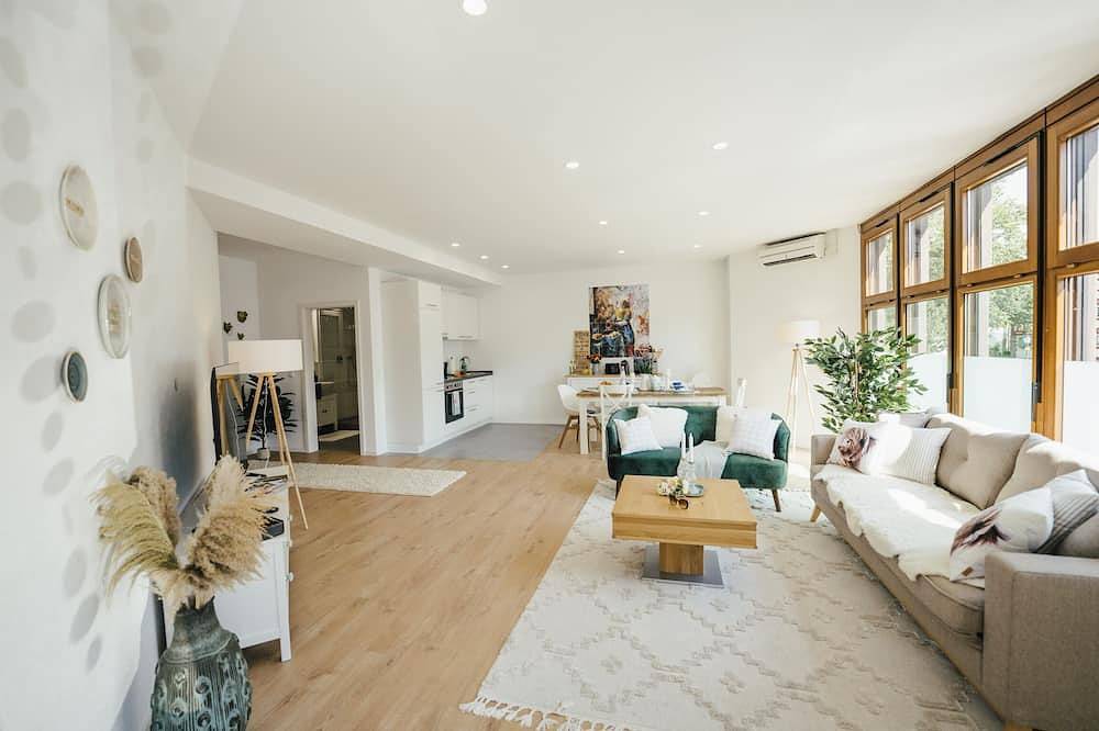 Ganze Wohnung, Appartio - Moderne Ferienwohnung im Landhausstil für 6 Personen in Ölbronn-Dürrn, Nordschwarzwald