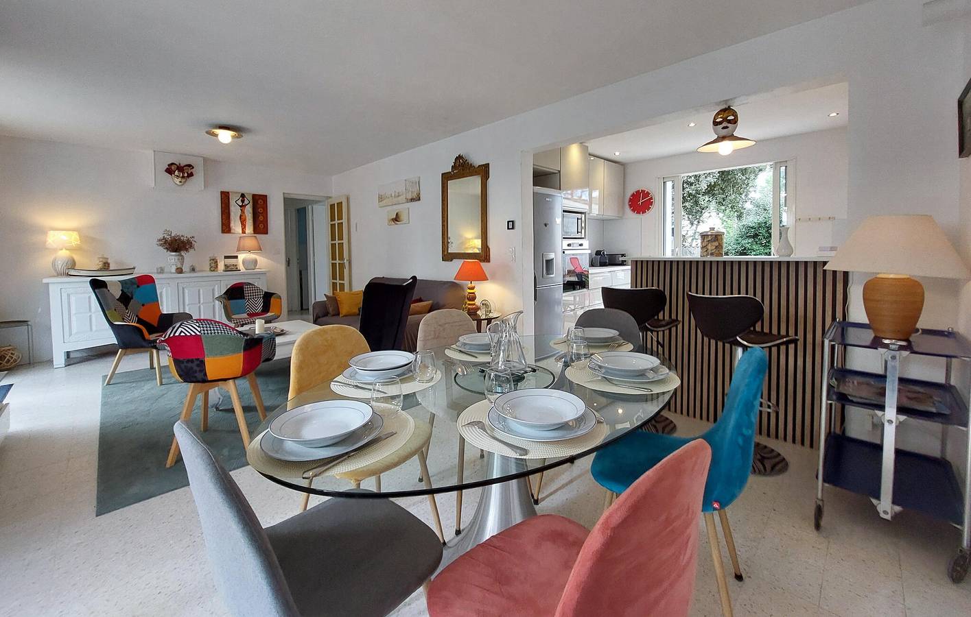 Apartment mit Meerblick, Garten, WiFi, TV und Parkplatz in Saint-Trojan in Saint-Trojan-les-Bains, Côte de Beauté