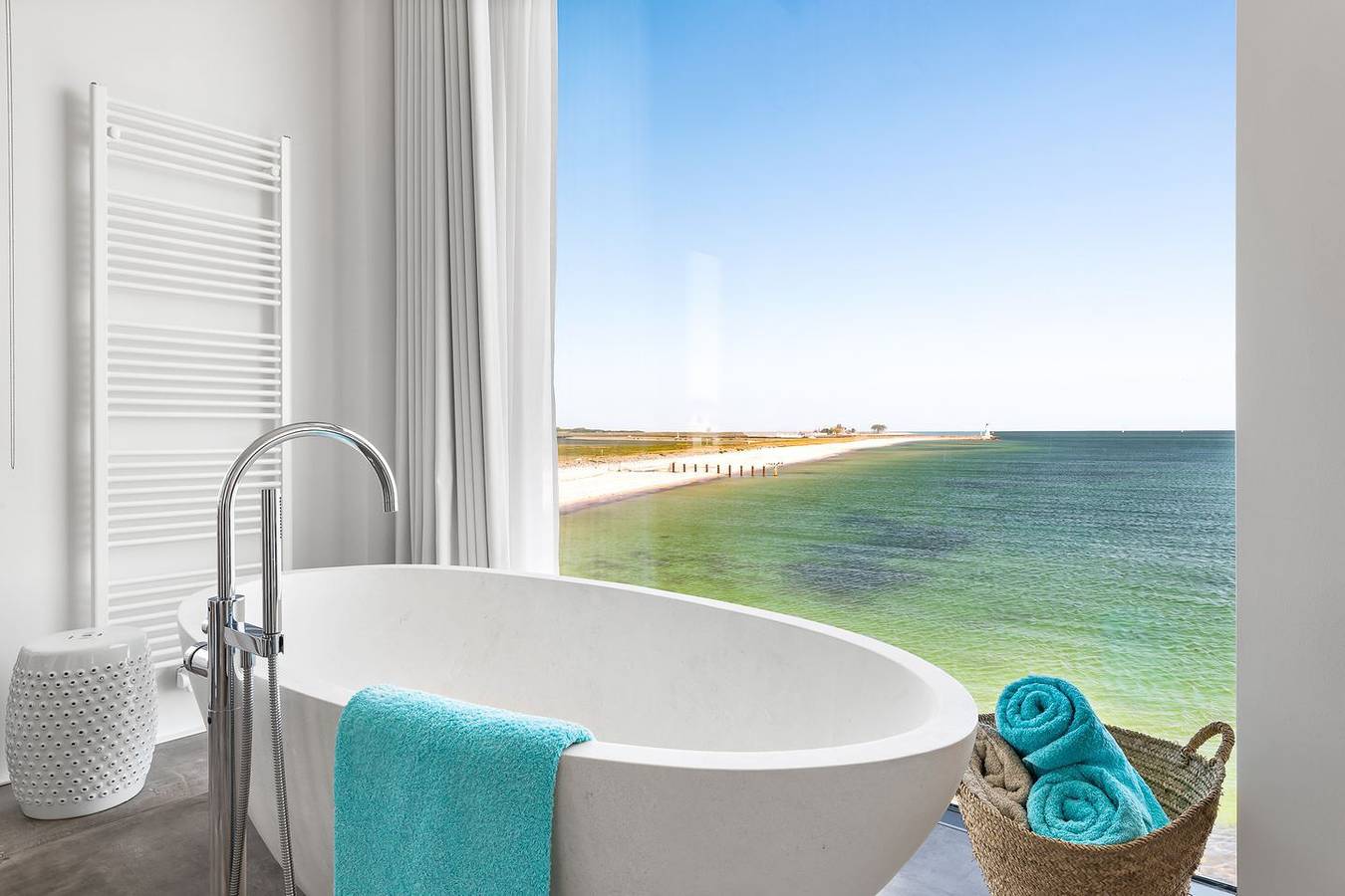 Premium Ferienhaus in Olpenitz: Freier Blick auf die Osteee - direkt am Strand in Olpenitz, Kappeln