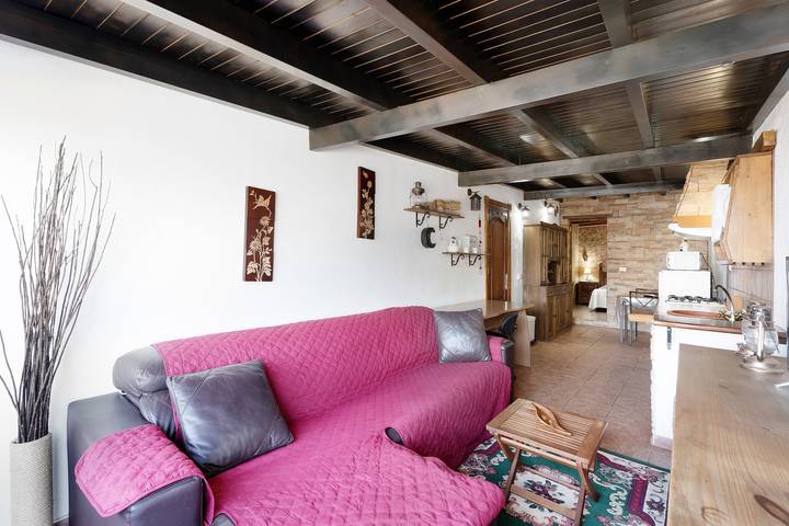 Ganze Wohnung, Ferienwohnung 'Trebol 2' mit Meerblick und Wi-Fi in El Mocanal, Valverde