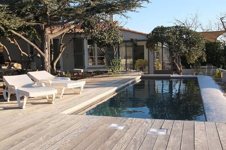 Ferienhaus für 6 Personen, mit Terrasse und Garten