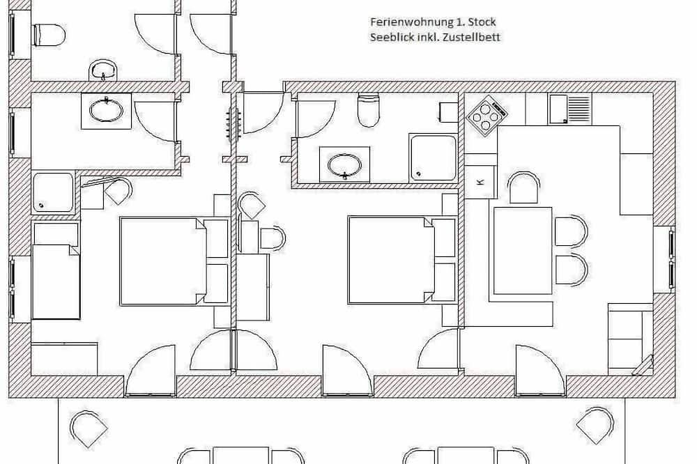 Ganze Wohnung, Ferienwohnung Seeblick 1. Stock - Pension Winter Am Irrsee in Irrsee