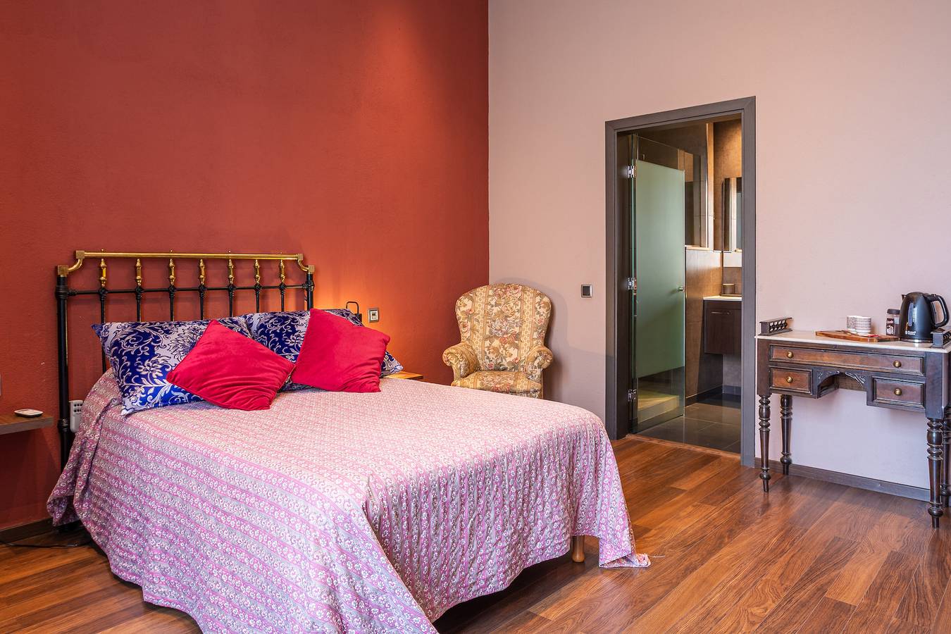 Zimmer 'Ca N'arago 2' mit Gemeinschaftspool, Wlan und Klimaanlage in Santa Coloma de Farners, Girona Provinz