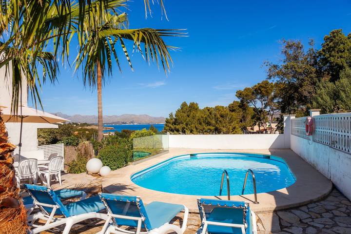Ferienwohnung für 7 Personen, mit Balkon und Garten auf Mallorca Norden