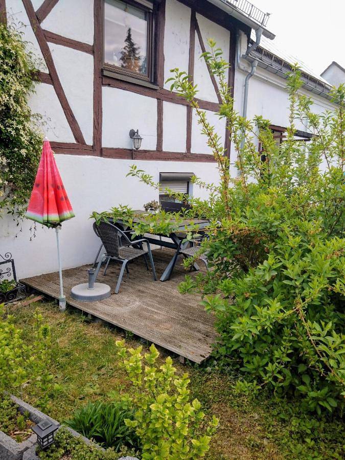 Ferienwohnung für 4 Personen, mit Balkon und Terrasse sowie Garten und Ausblick in Rüdesheim am Rhein
