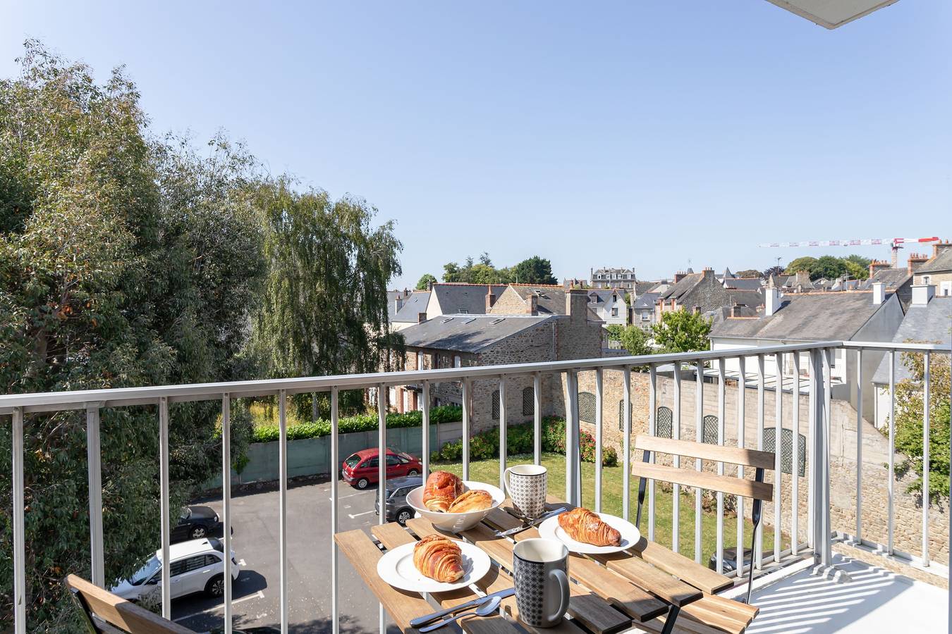 Ganze Wohnung, Ferienwohnung für 4 Personen mit Balkon in Dinard, Saint-Malo und Umgebung
