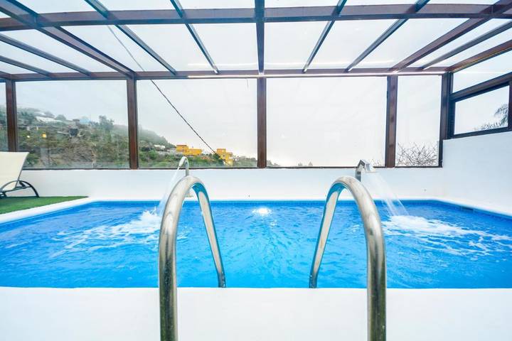 Casa rural para 6 personas, con jardín y terraza además de piscina y vistas, Se admiten mascotas en San Juan de la Rambla - 2