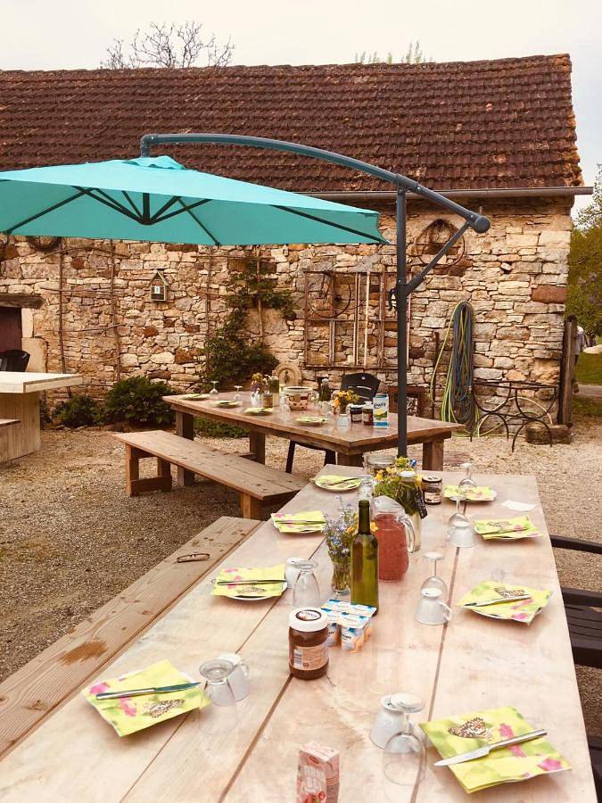 Emplacement camping in Montcléra, Quercy