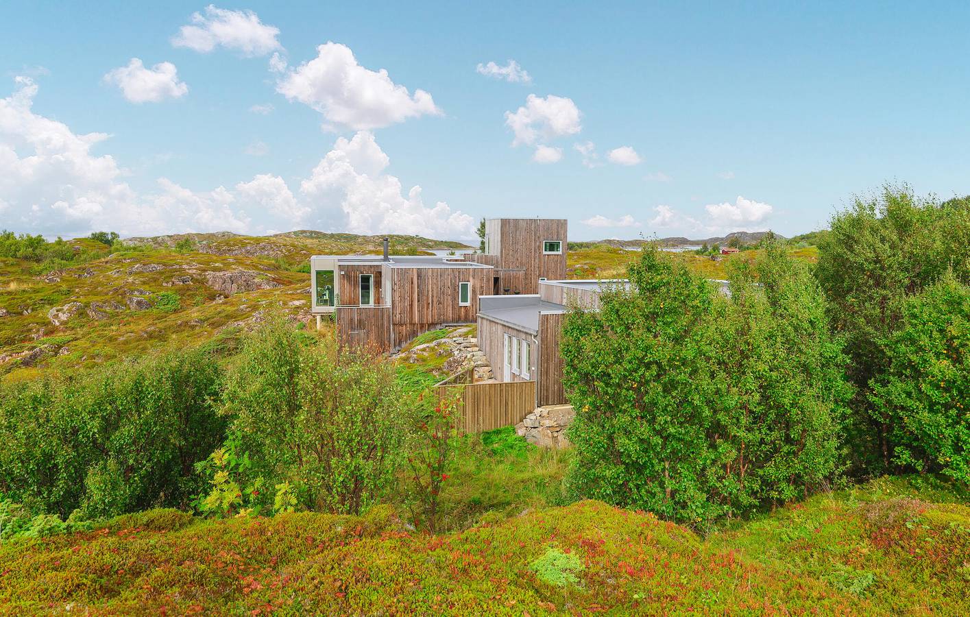 Holiday home for 8 people with terrace in Harstad