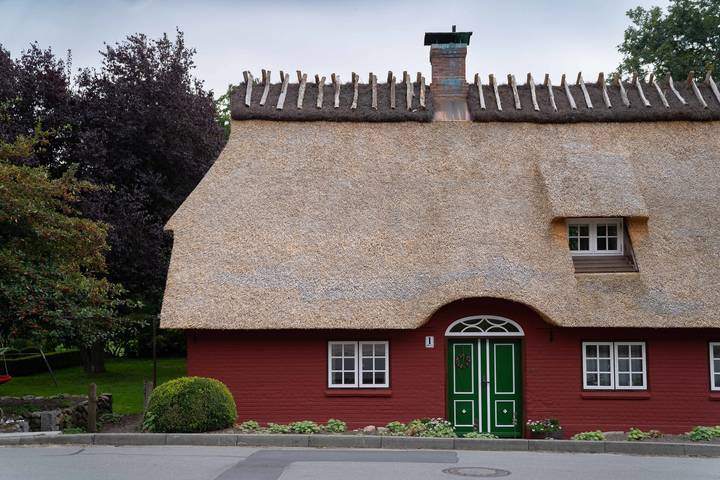 Ferienwohnung für 4 Personen, mit Ausblick und Terrasse sowie Garten in Norderbrarup