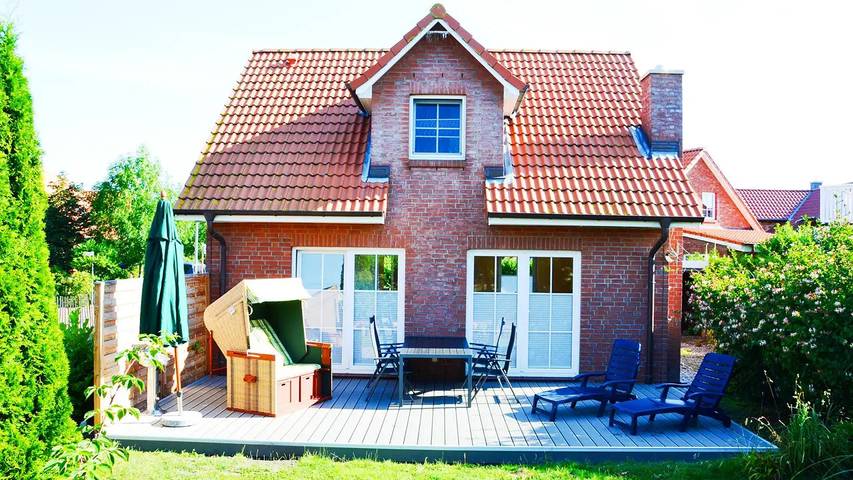 Ferienhaus für 4 Personen, mit Terrasse und Garten sowie Sauna, mit Haustier in Brasilien (Ostsee)