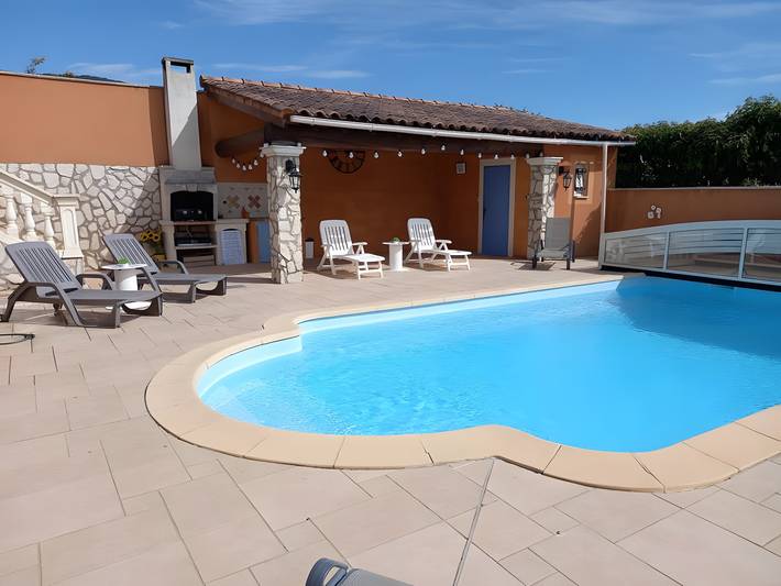 Ferienhaus für 7 Personen, mit Garten und Kinderpool, mit Haustier