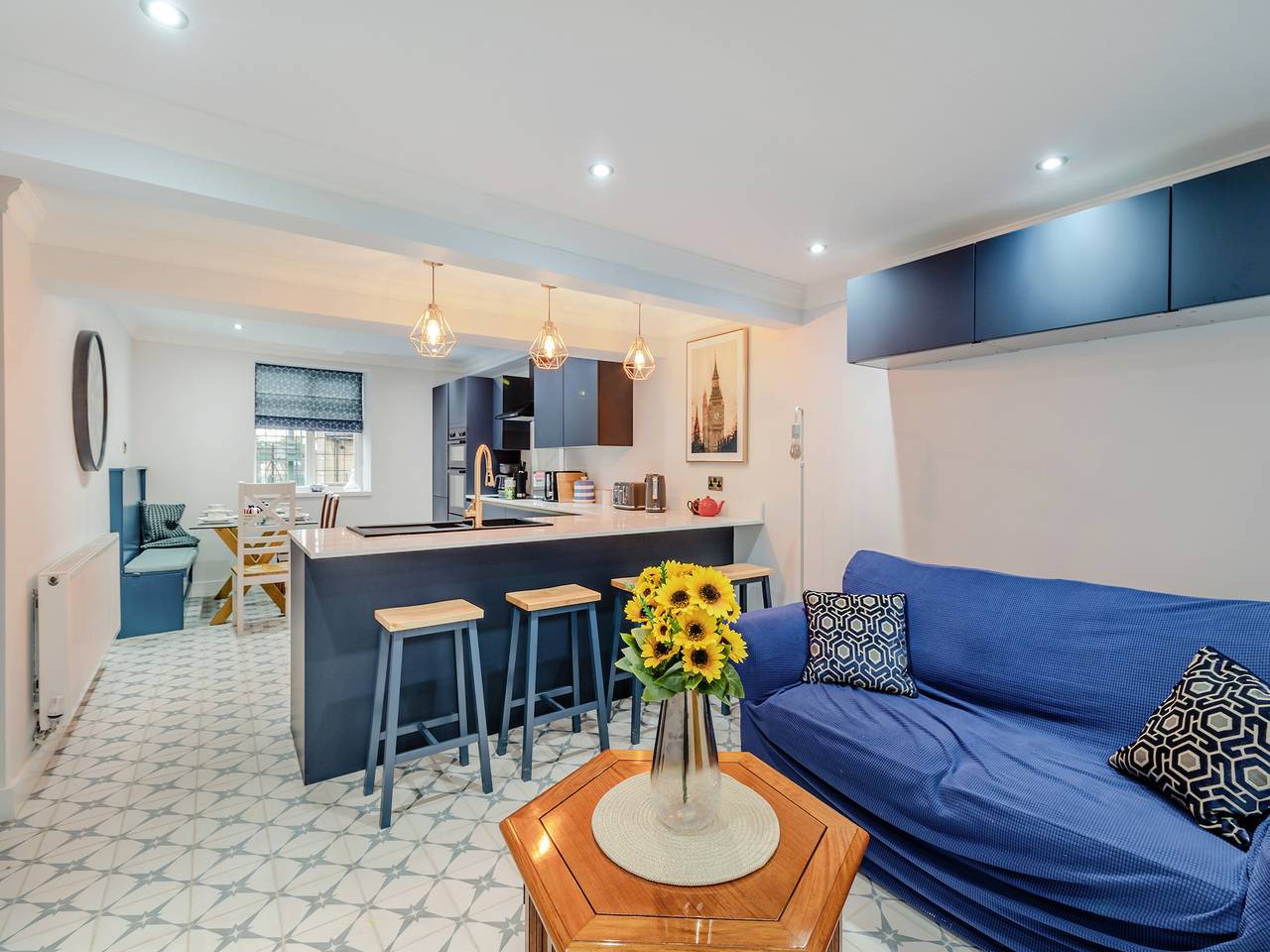 The Pantiles in Old Bolsover, Derbyshire