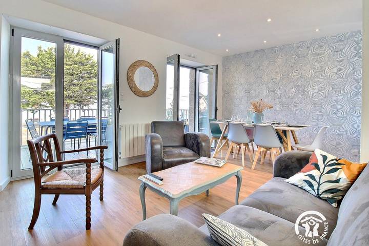 Gîte pour 6 personnes, avec jardin et terrasse dans Ilot De De Saint Cado - 3