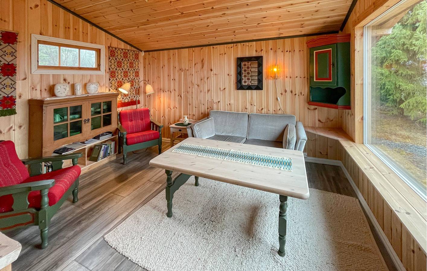 Ferienhaus für 4 Personen mit Ausblick in Åsnes