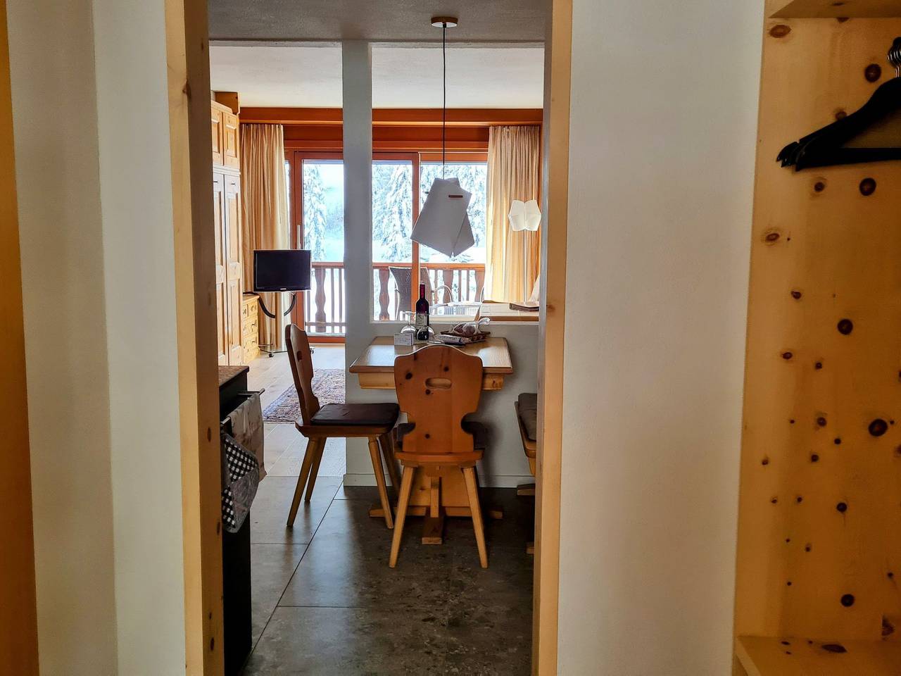 Ganze Wohnung, Chesa la Furia  1 Zi Whg 31m2 in Pontresina, Sankt Moritz