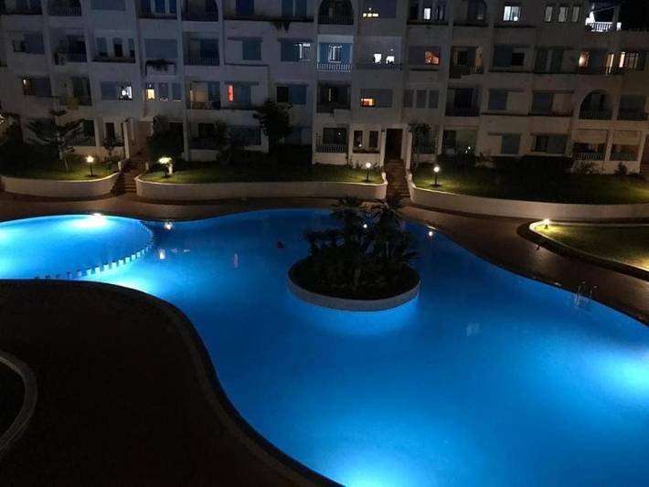 Gîte pour 6 personnes, avec balcon et vue ainsi que jardin et piscine dans Marina Smir - 2