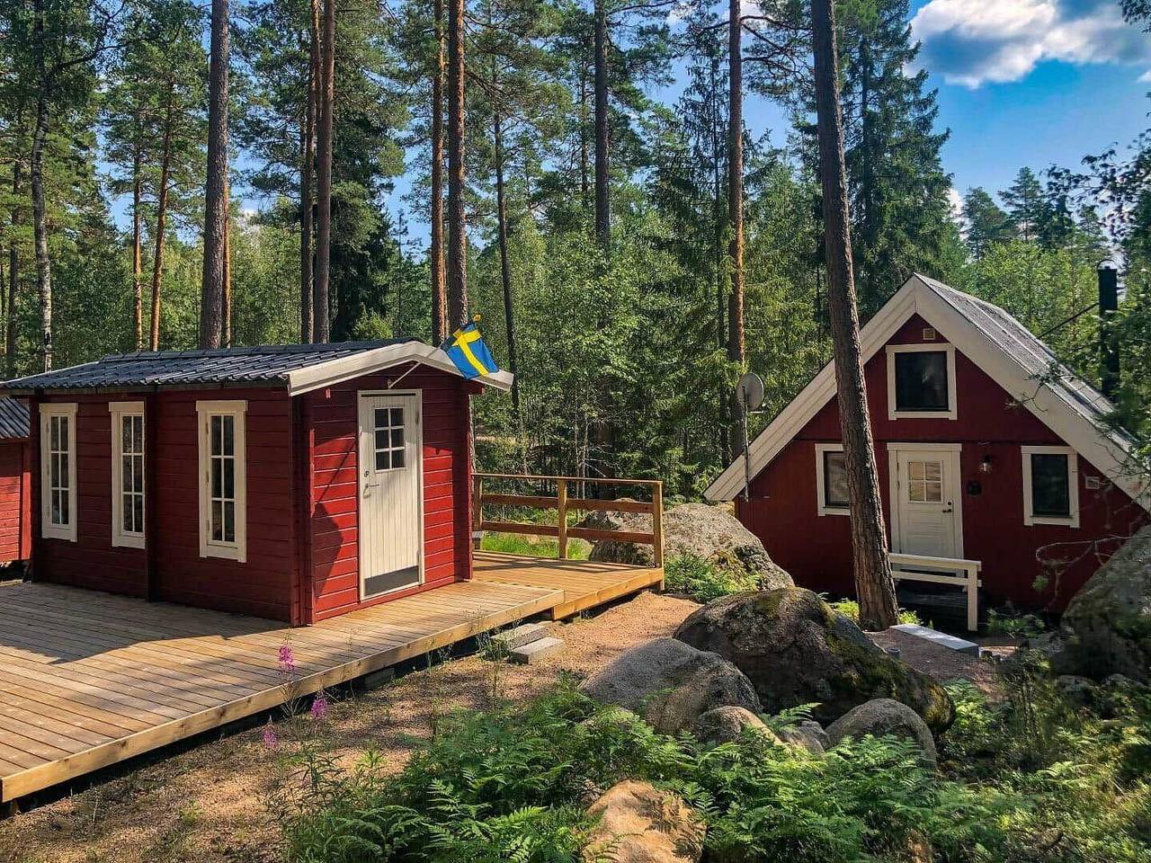 Hus för 6 Personer, med bastu och terass