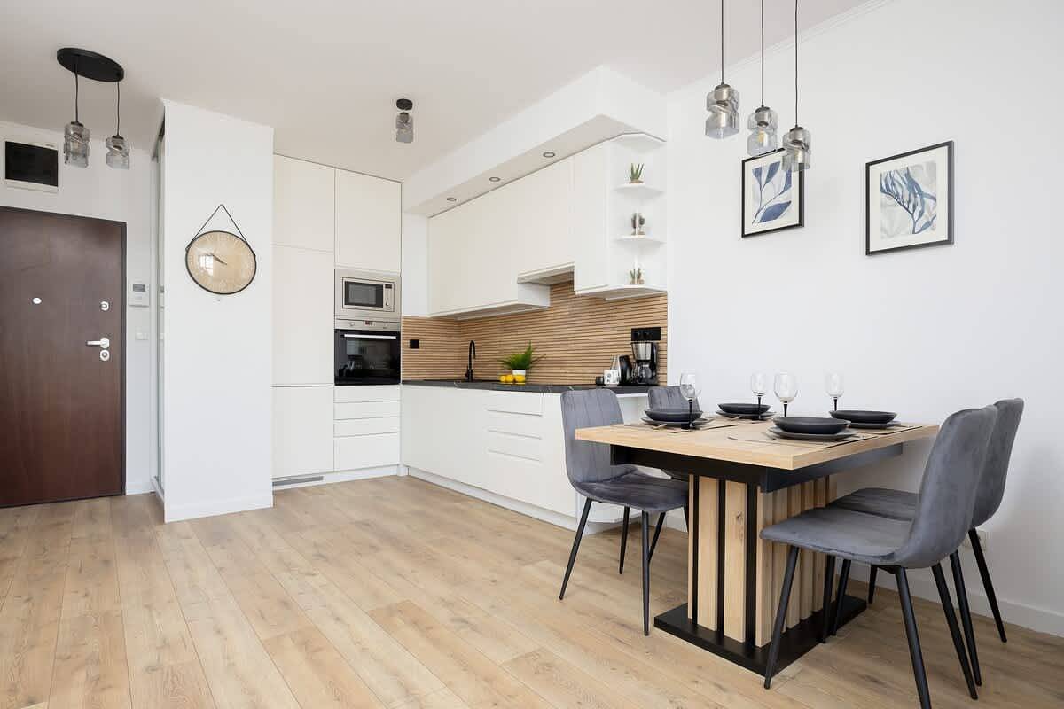 Cały apartament, Stylish Apartment in Mokotow | Balcony | Private Parking in Mokotów, Warszawa