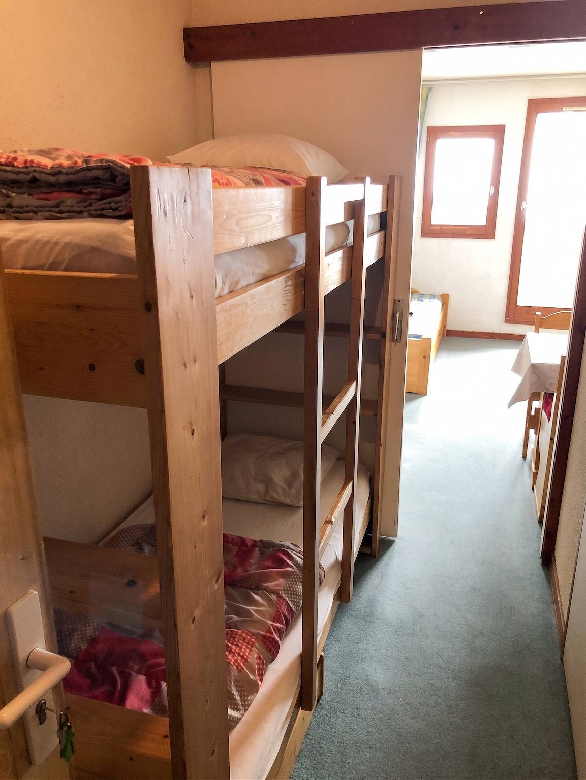 Studio entier, Studio familial avec balcon à Modane 18 m² vue montagne in Valfréjus, Modane