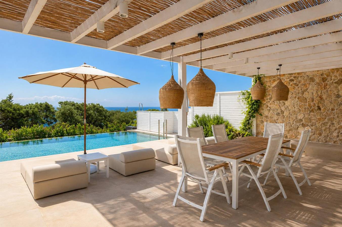 Villa voor 6 personen met tuin in Gennadi, Rhodos