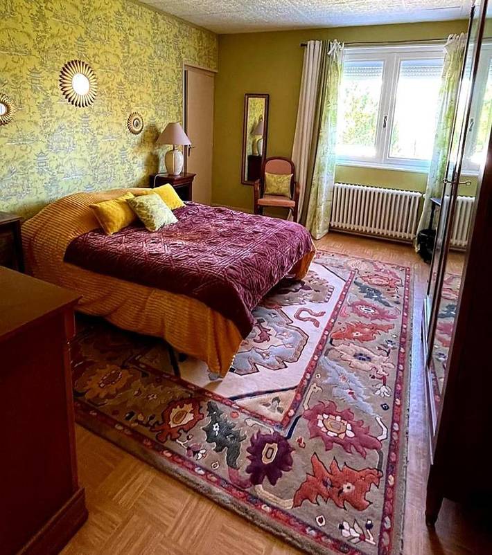 Chambre d’hôte pour 2 personnes, avec Terrasse ainsi que Jardin et Vue