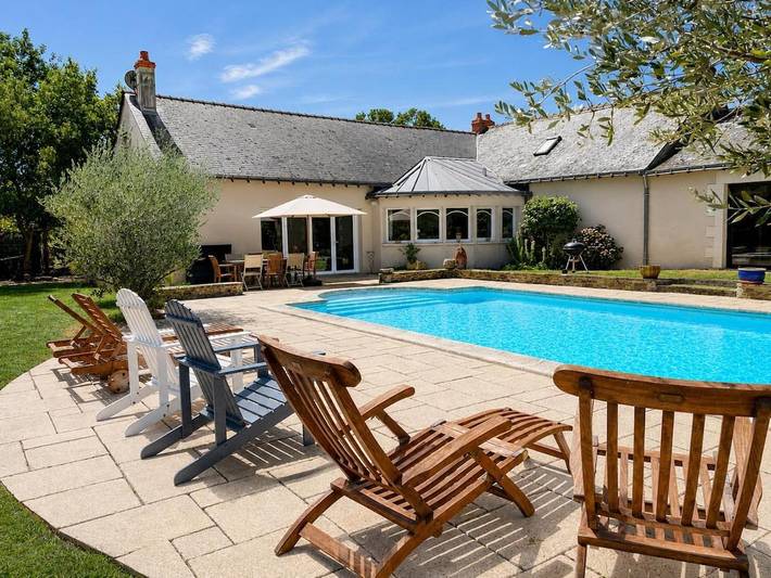 Location de vacances pour 12 personnes, avec jardin et piscine à Rochefort-sur-Loire - 2