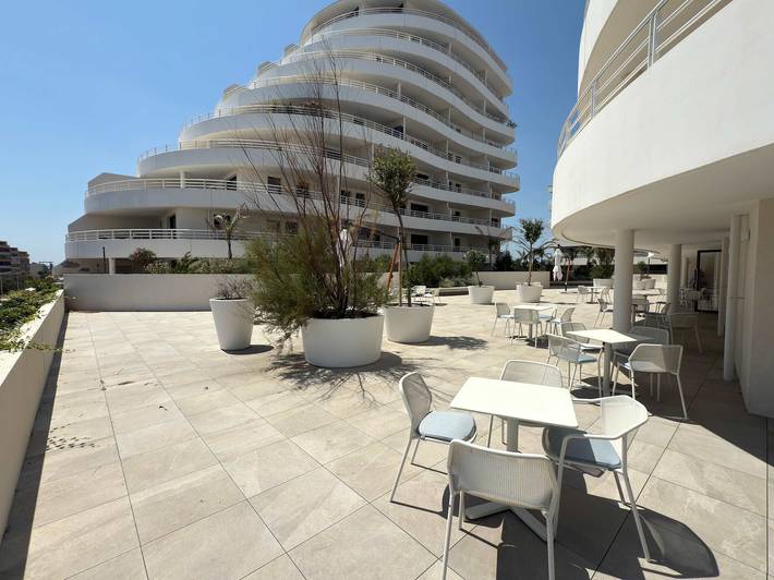 Gîte pour 2 personnes, avec balcon/terrasse dans Casino de Valras Plage - 4