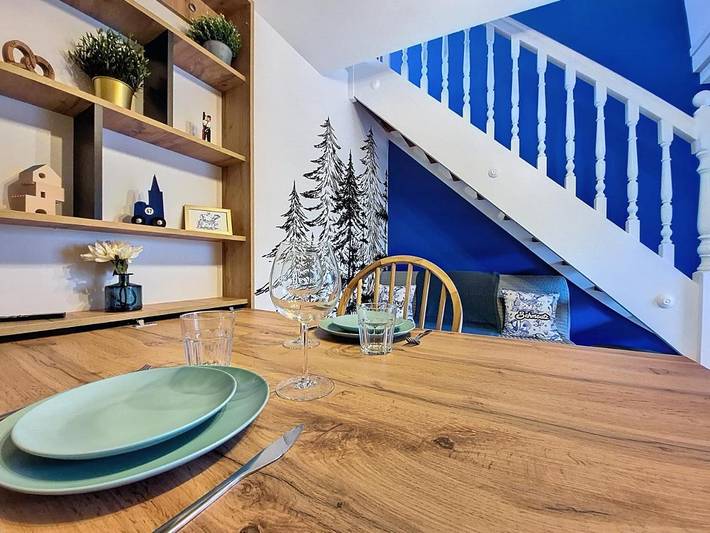 Gîte pour 4 personnes, avec terrasse à Bergbieten