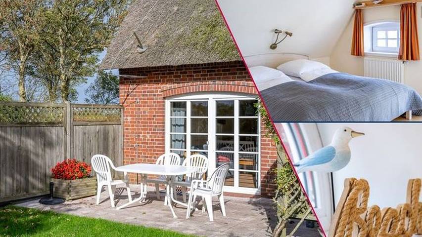 Ferienwohnung für 4 Personen, mit Garten, kinderfreundlich in Borgsum