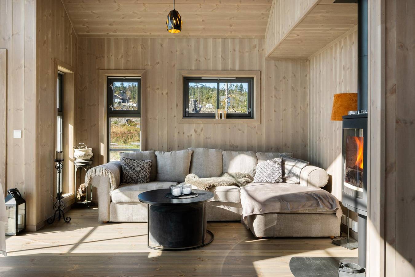 Ferienhaus für 7 Personen mit Terrasse in Løten