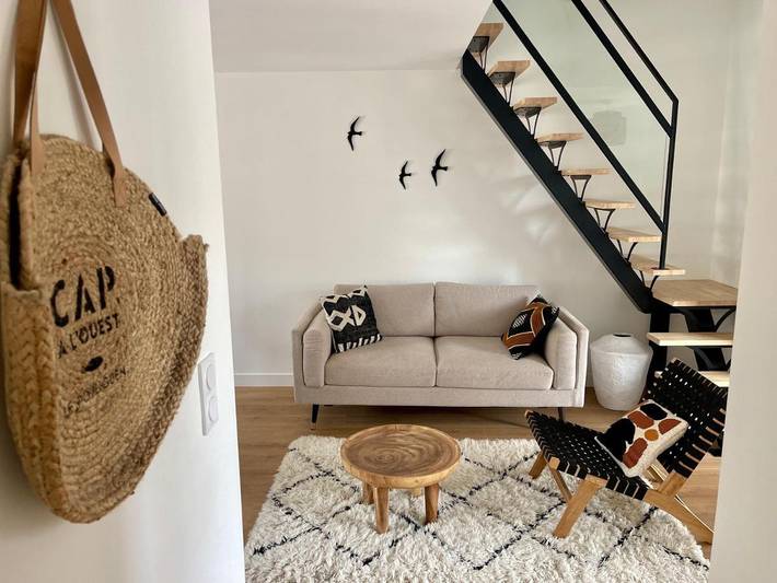 Appartement de vacances pour 6 personnes, avec Balcon ainsi que Terrasse et Vue