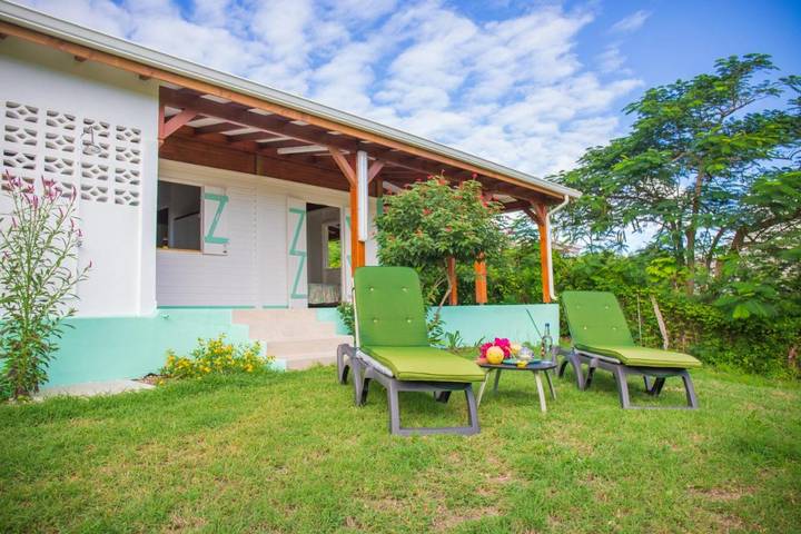 Strandhaus für 4 Personen, mit Garten in der Karibik