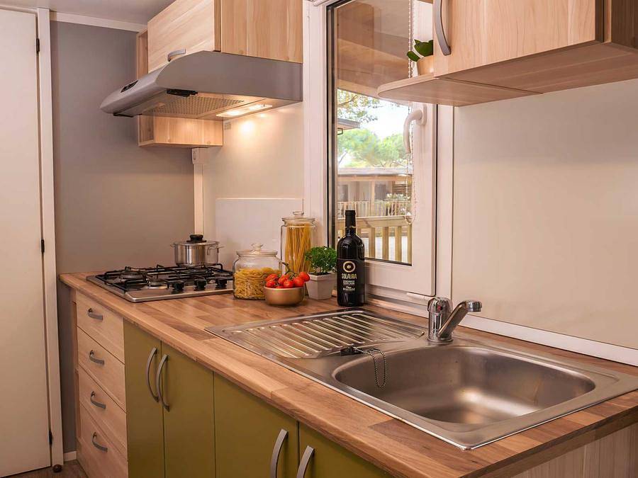 Orbetello Camping Village - Mobilheim 4 personen - Lodge Comfort Plus in Orbetello, Grosseto Provinz