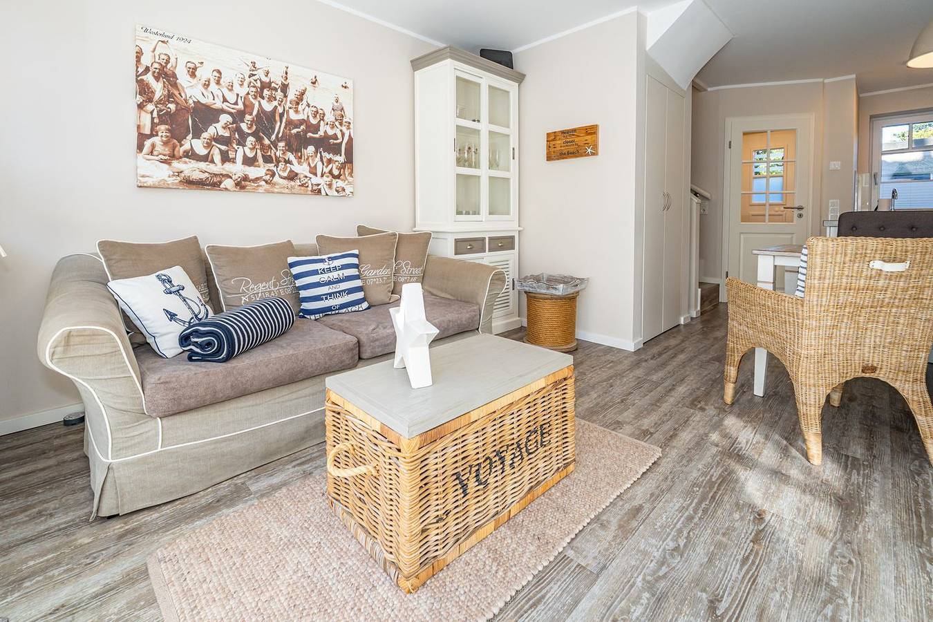 Ganze Wohnung, Ferienhaushälfte für bis zu 2 Personen mit Terrasse in zentraler Lage. in Westerland, Sylt (Gemeinde)