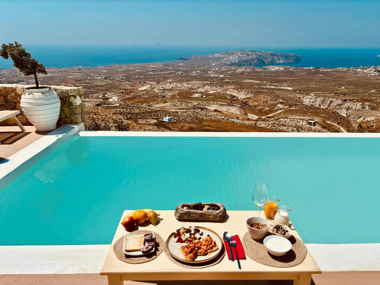 Apartamento entero, Apartamento 'Standard Sea View Suite' con vistas al mar, Wi-Fi y aire acondicionado in Santorini