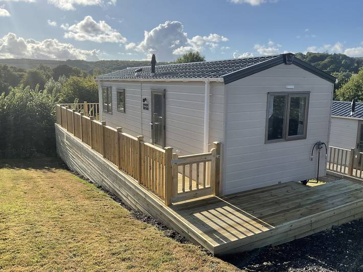 Caravan for 4 people, with Terrace and Garden in Jurassic Coast