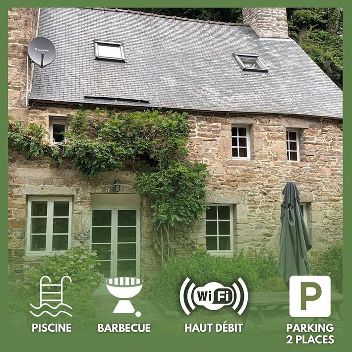 Maison de vacances pour 6 personnes, avec piscine ainsi que terrasse et jardin - 1